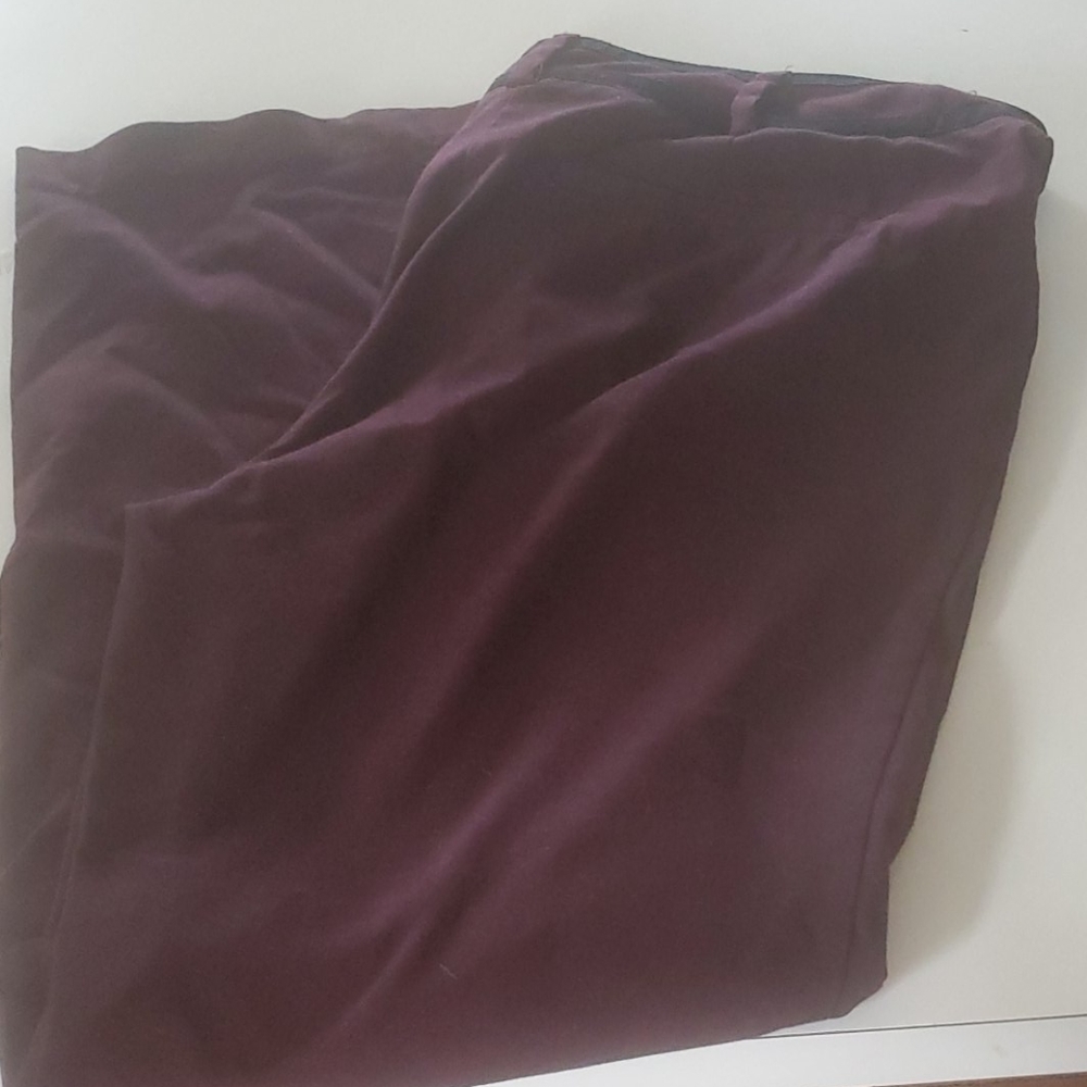New York and Co dark red dress pants
